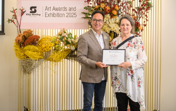 Highly Commended: Soosie Jobson, 'Pindan Spinifex'